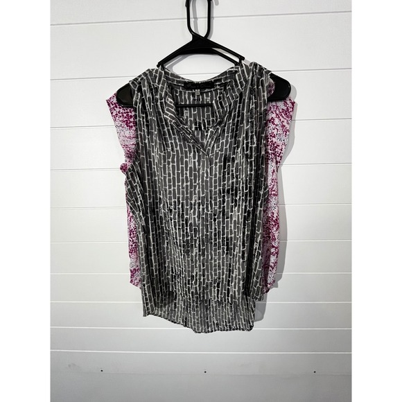 BUNDLE 2 BLOUSE TANKS Rachel Zoe and Rose and Olive Both Medium Casual Chic - Picture 1 of 9